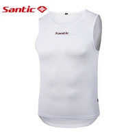 santic men%e2%80%99s sleeveless cycling undershirt quick dry mtb bike base layer vests breathable and lightweight tops bicycle clothing