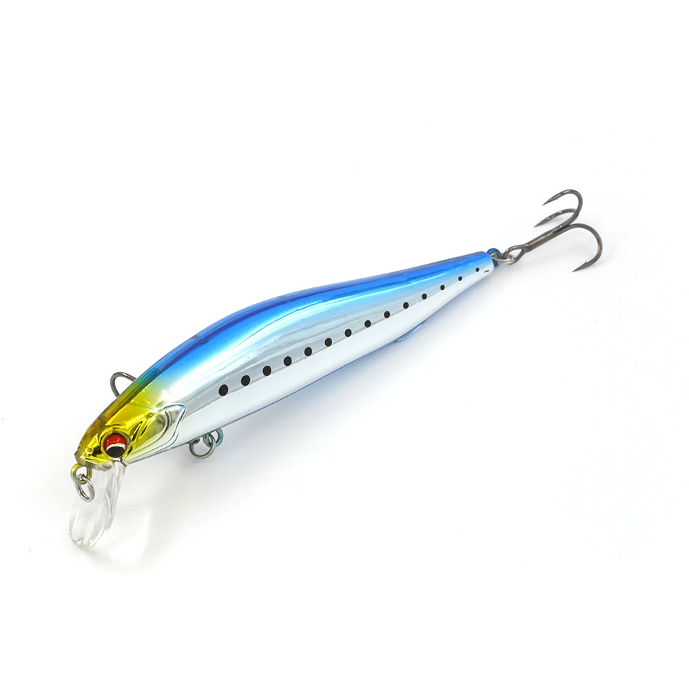 

100mm 13.5g SP Minnow Fishing Lure Wobbler Crankbait Fishing Tackle Gear Isca Artificial Black Minnow Jerkbait Long Casting Bait