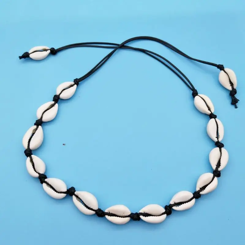 Бохо Гавайи Ручной Работы пляжные раковину колье ожерелье для женщин летние