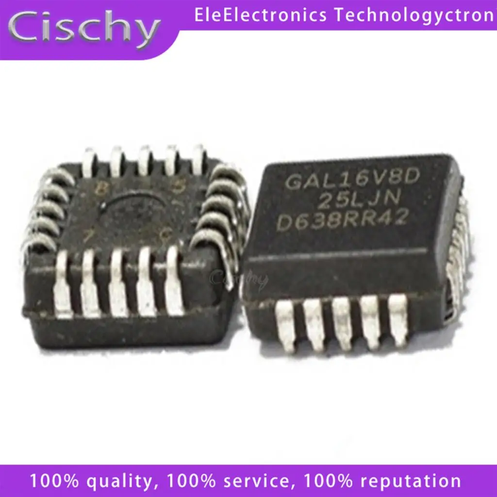 5 шт./лот GAL16V8D-15LJ GAL16V8D-15LJN GAL16V8D-25LJN GAL16V8D-10LJ GAL16V8D-10 GAL16V8D-7LJ GAL16V8D-25QJN GAL16V8D PLCC-20