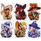 XUEQIXIAOZU 5D Diy алмазная живопись мультфильм ведьма портрет вышивка крестиком Алмазная вышивка набор мозаики ручной работы Детский подарок