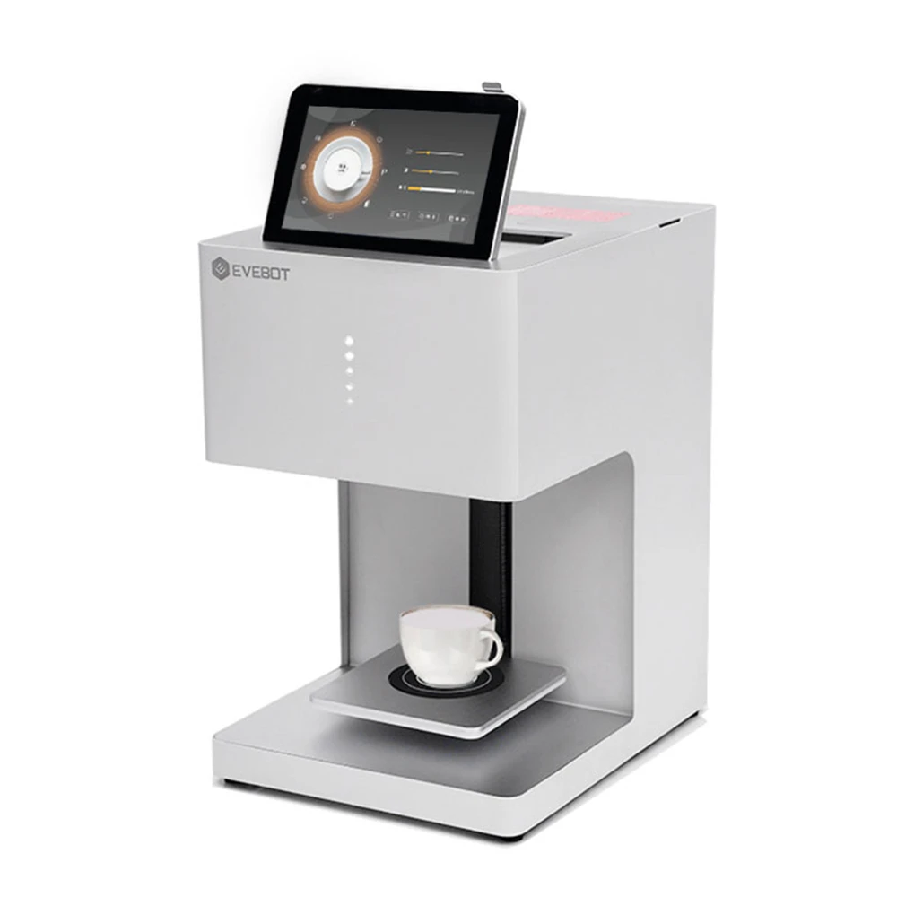 EVEBOT 3dprinter кофейный принтер латте чайник печенье съедобные чернила шоколадный бисквит хлебный принтер Бесплатный чернильный картридж - Цвет: EB-FT4 coffee print