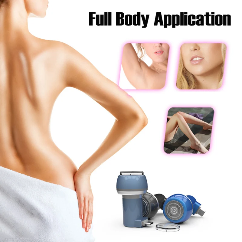 Мини эпилятор на магнитном присоске для телефона Женская моющаяся электробритва