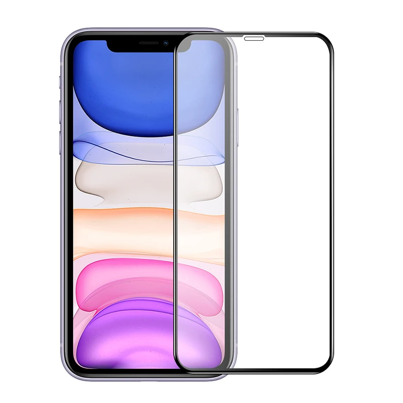 3 шт CHYI изогнутый для iphone 11 pro max протектор экрана Полный клей покрытие закаленное для iphone 11 pro max защитное экранное стекло