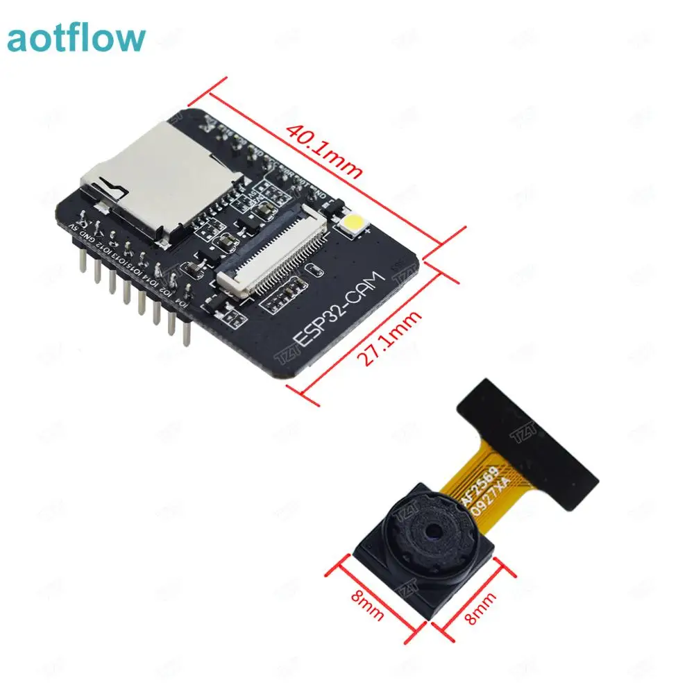 ESP32-CAM WiFi + модуль Bluetooth камеры макетная плата ESP32 с модулем OV2640 2MP для Arduino IoT Kit