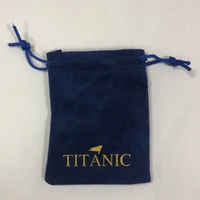 12pcslot 7 5cmx10cm titanic necklace velvet bags gift bags jewelry storage bags dropshipping wholesale