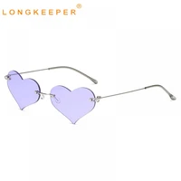longkeeper heart shaped sunglasses women brand designer new fashion sexy retro cat eye sun glasses ladies gafas de sol mujer