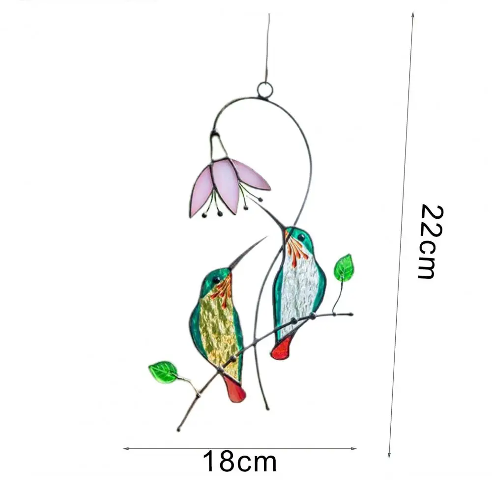 

Bird Wall Hanging Decor Indoor Wall Art Acrylic Sculpture Window Home Decoration Accessories For Living Room Ornaments