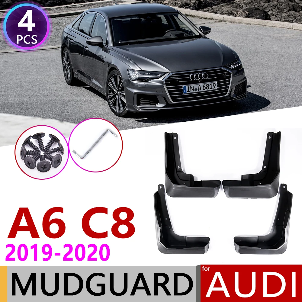 Переднее и заднее автомобильное Брызговики для Audi A6 S-Line Sport C8 2019 ~ 2020 брызговики