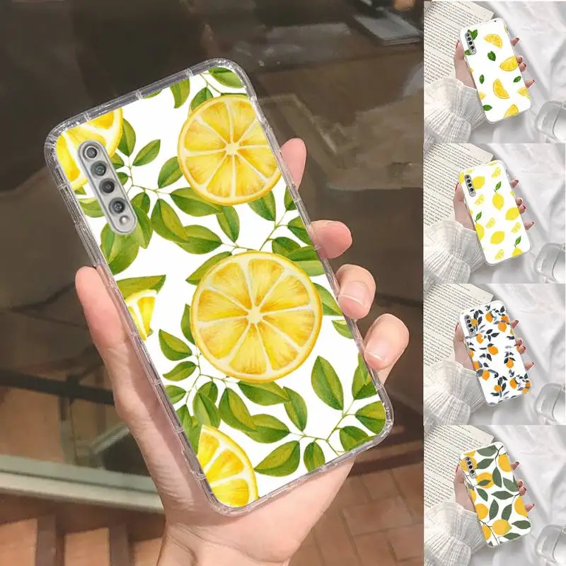 

lemon Phone Case Transparent For Xiaomi Redmi K30 10T 10X 9 9A 8 8A 7 7A 6 K40 T S PRO 5G
