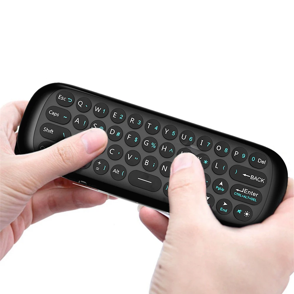 Беспроводная мини клавиатура W2 Fly Air Mouse с голосовым микрофоном и гироскопом 2 4