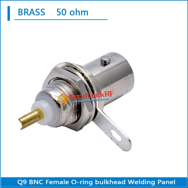50 Ом Q9 BNC уплотнительное кольцо с внутренней резьбой шайба гайка крепление