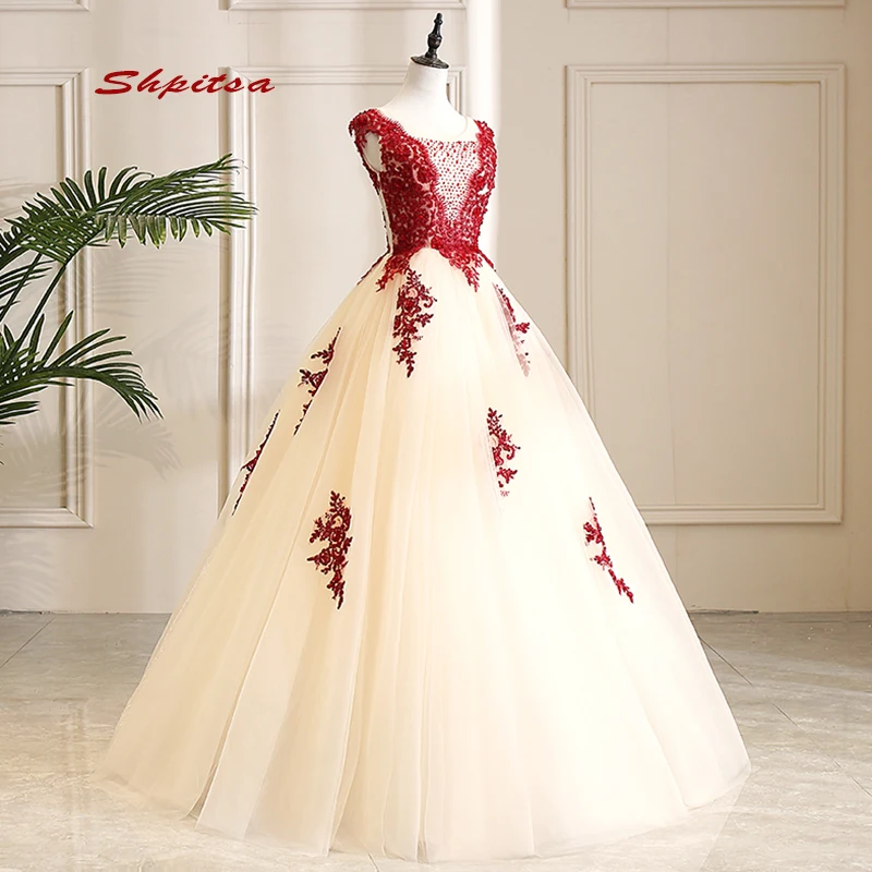 Милое бальное платье принцессы 16 дюймов с бисером для выпускного вечера на 15 лет |