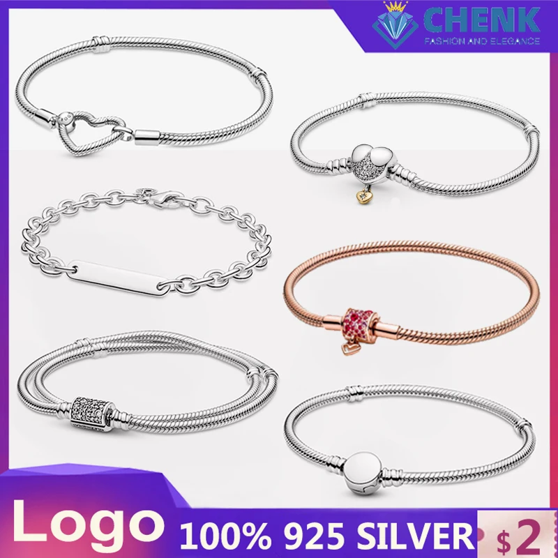 Женский браслет из серебра 2021 пробы с Шармами | Украшения и аксессуары