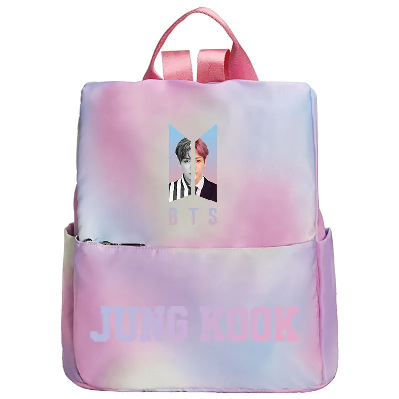 pink i Новые модные школьные сумки, уличный рюкзак для путешествий, крутой женский рюкзак, большие школьные сумки для книг - Цвет: pink i