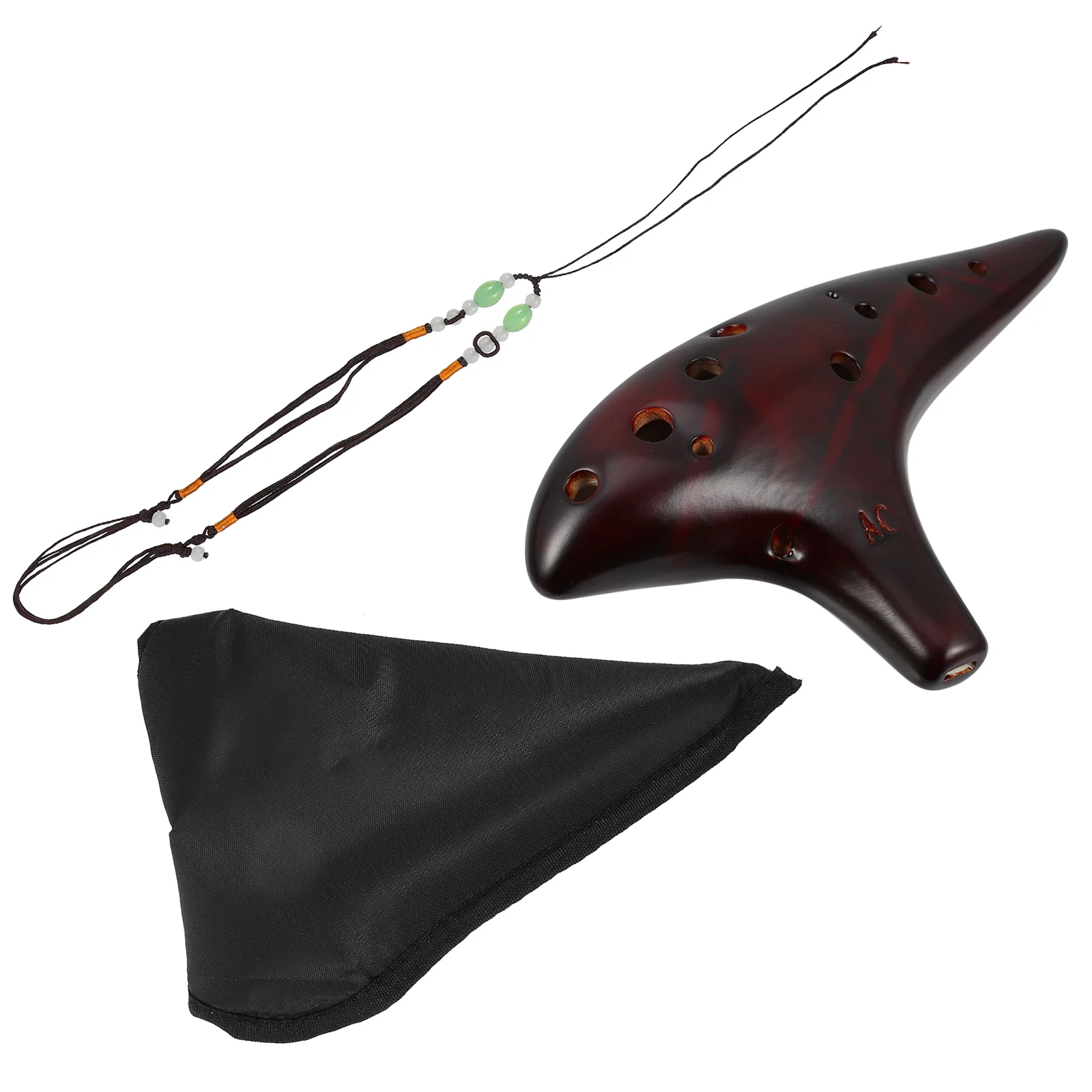 

1 Set Portable Ceramic Ocarina Beginner Ocarina Durable Musical Instrument