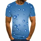 Мужская Повседневная футболка, с круглым вырезом и коротким рукавом, лето 2020