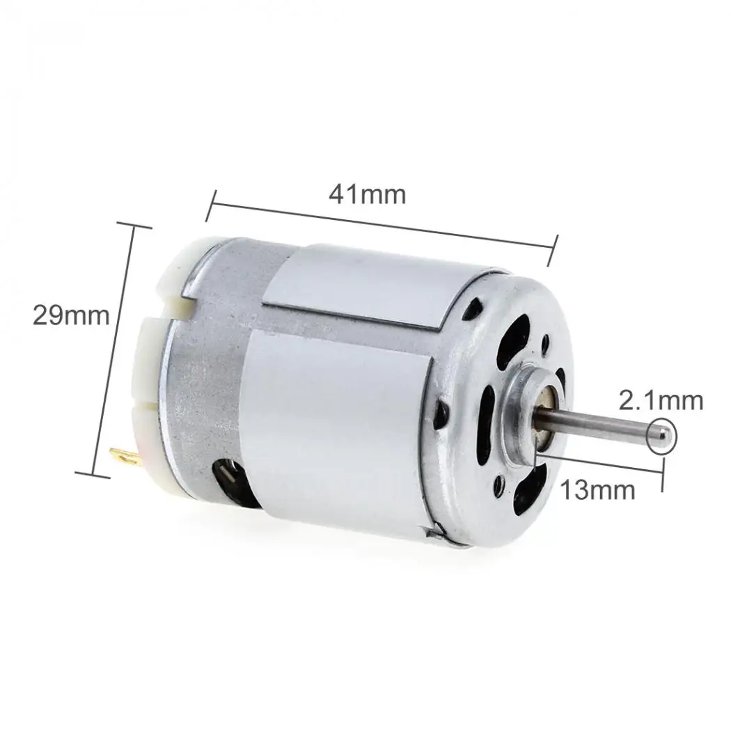 380 двигатель постоянного тока высокой Скорость и высокий крутящий момент мотор