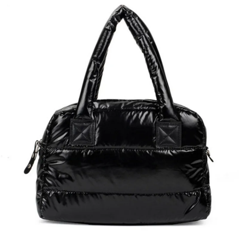 

Women's Padded Bag High-quality Down Fabric Soft Shoulder Messenger Bag Luxury Designer Fashion Female Hand Tote Bag Sac