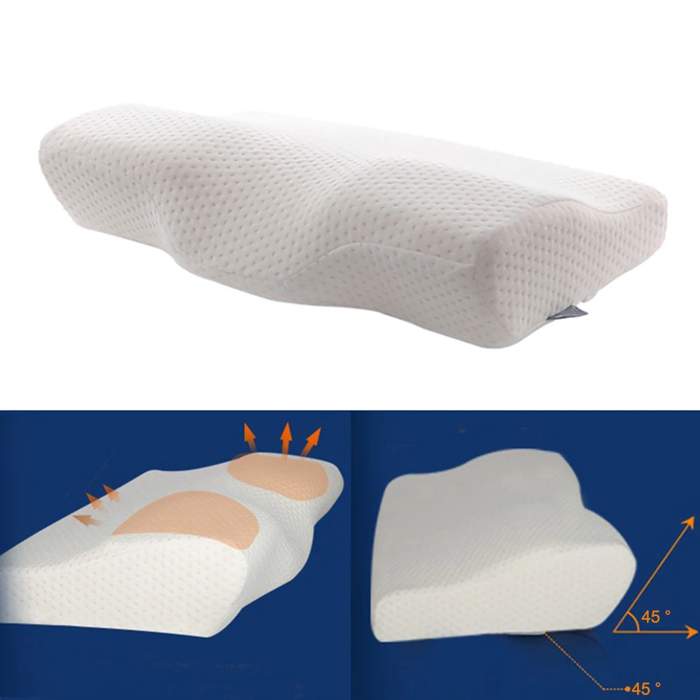 

Подушка с эффектом памяти для снятия стресса, наволочка из пены с эффектом памяти для медленного восстановления шейного отдела позвоночник...