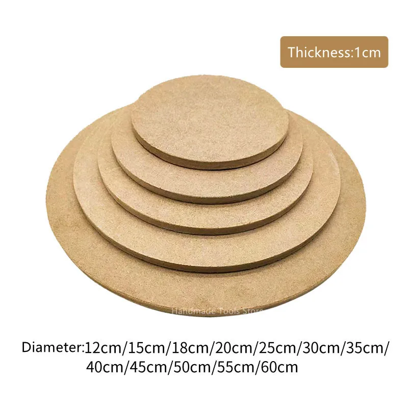 Художественная глиняная посуда круглая плотная доска подложка для поворотного
