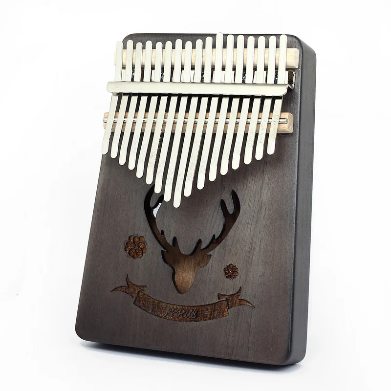 Пианино kerus kalimba 17 клавиш корпус из красного дерева дюймов музыкальный инструмент