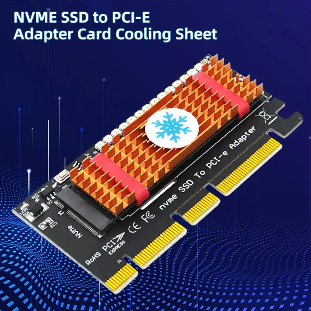 

Карта преобразователя NVME SSD-PCI-E, термальная прокладка, компактная коннекторная карта, качественные компьютерные аксессуары