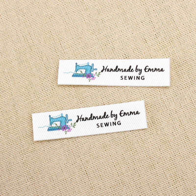 

96 Custom Iron Labels, Logo or Text, Custom Design, iron on, Custom Design，Sewing machine (TB0098)