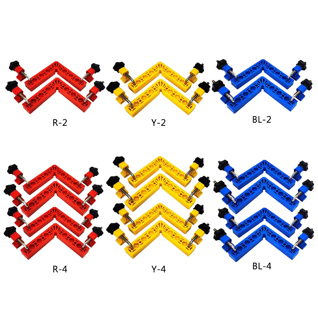 

Металлический угловой зажим L-типа 90 градусов позиционирование квадратов, прямоугольный зажим, Деревообработка для картинных рам, коробок ...
