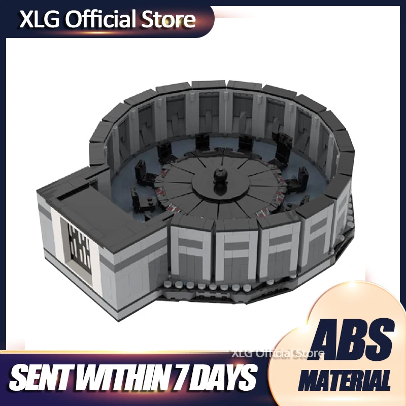 

Diy Building Blocks Bricks Death-Stared Conference Room 1299PCS Creative MOC Set Star Movie Scene Gifts Model Toys