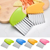 potato cutter stainless steel wavy knife french fry chip cutter kitchen vegetable slicer cutting tools cooking kitchen gadgets