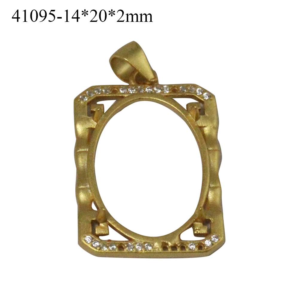 

Beadsnice14k Позолоченные Подвески 4 когтя лоток персонализированные память любви стерлингового серебра для дам ID 41093