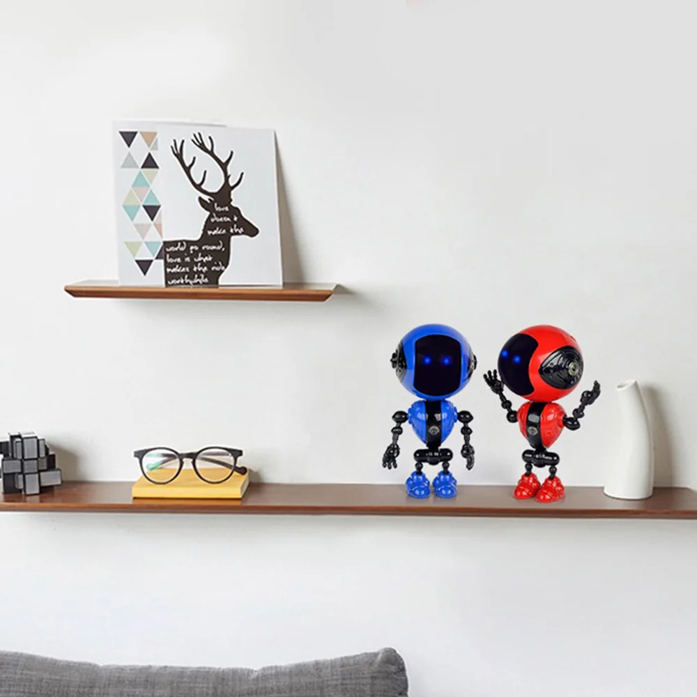 Мини сплава робот Перезаряжаемые дети сенсорный Сенсор светодиодный