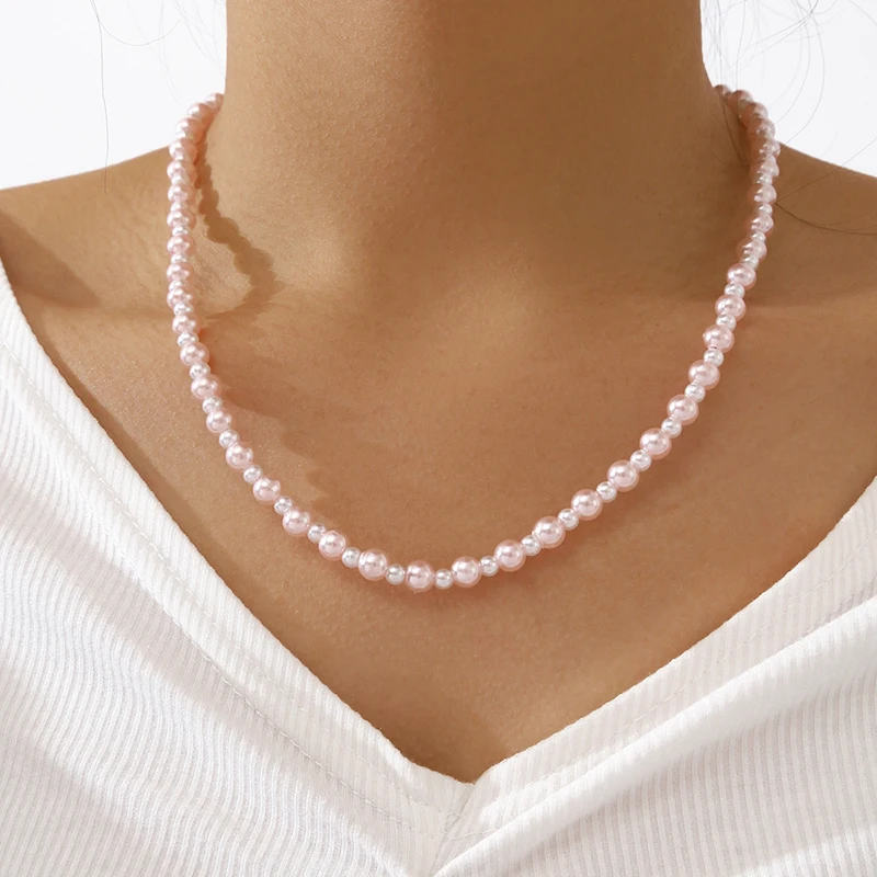 

Aprilwell Pearl Choker Necklace For Women Aesthetic Lady Trendy Collar 2021 Jewelry Gift Girl Friend