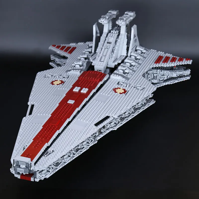 DHL 05077 Star Plan Toys Wars The UCS ST04 Звездная Республика Cruiser сборочные наборы строительные блоки кирпичи детские рождественские игрушки, подарки