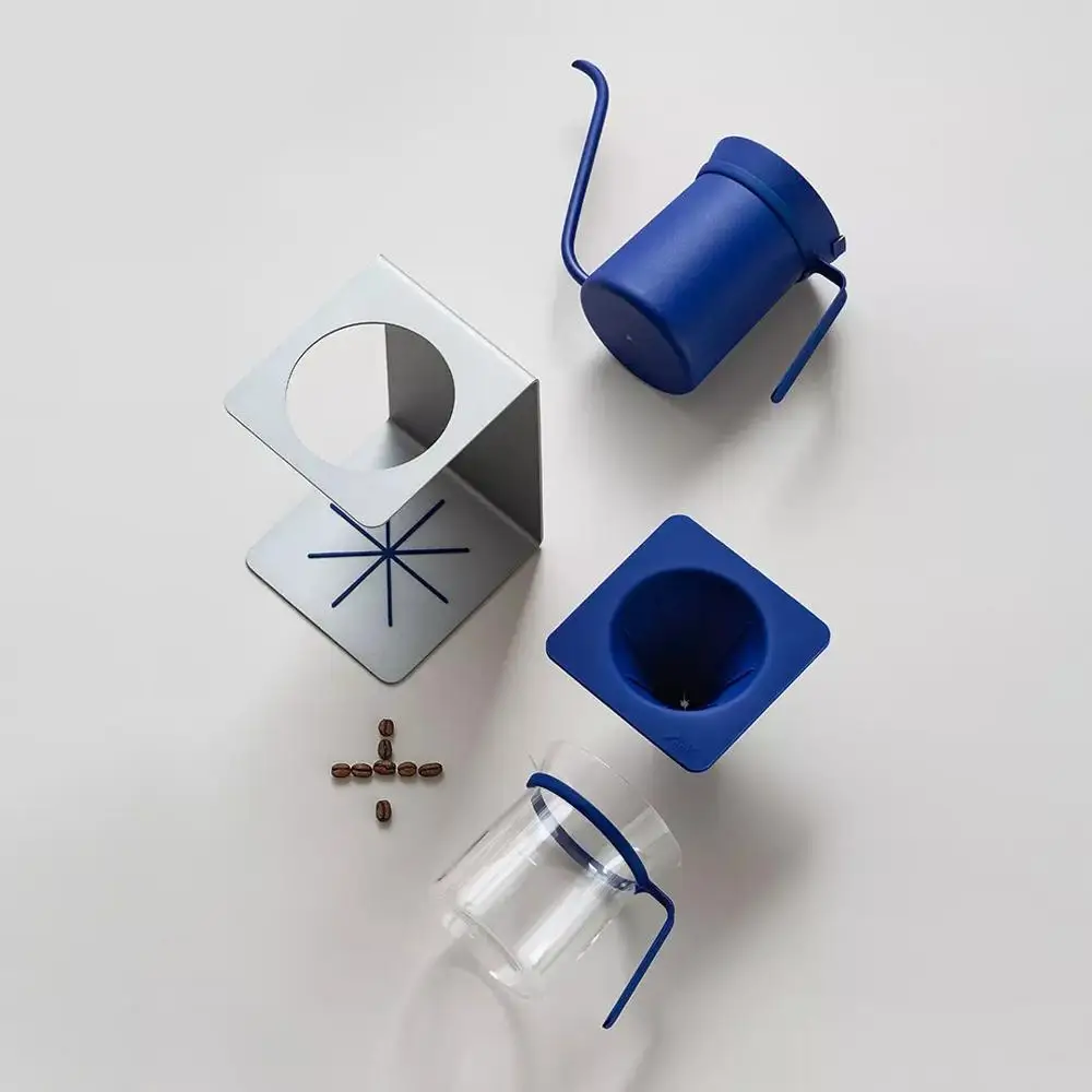 

High Quality Minimalist V60 Coffee Pot Hand Brewing Pots Coffee Maker Set Gift Box Pour Over Coffee Kettle Pot Dripper Stand Cup