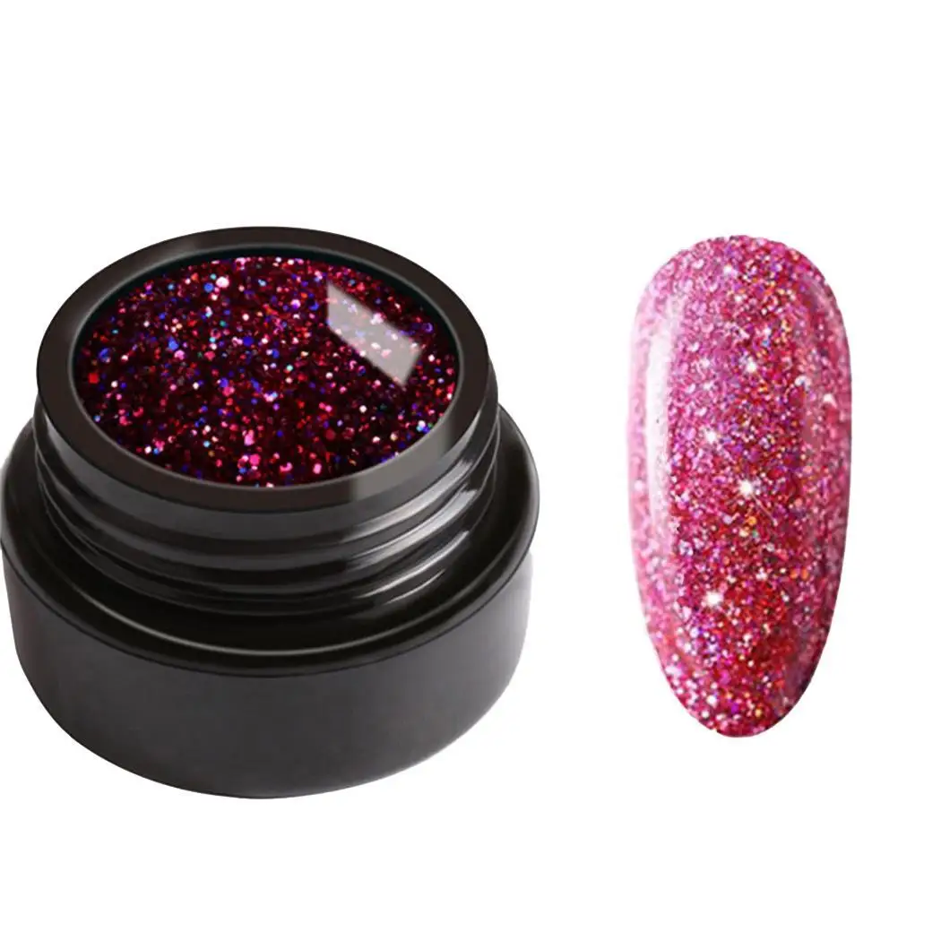 Гель для ногтей с сияющей краской замачивайте 5 мл от блеска УФ светодиодный