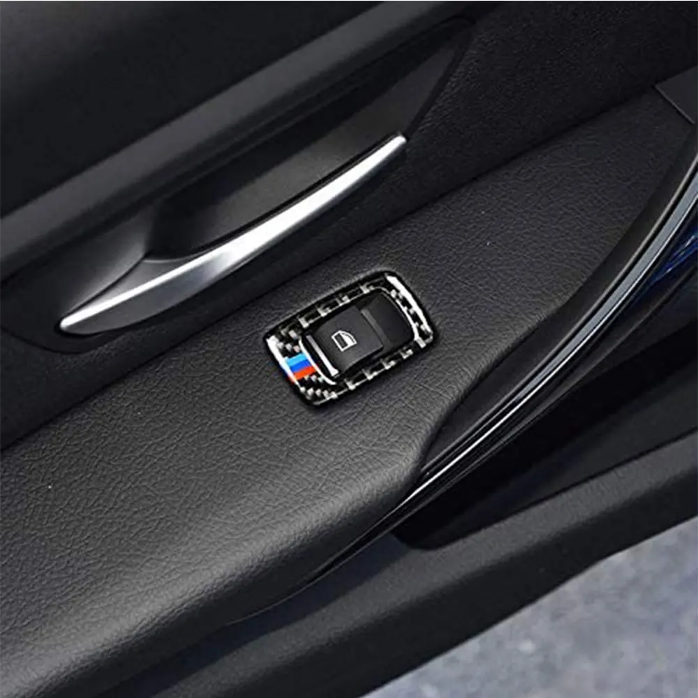 

For BMW 1 series F20 / 2 series F21 2012-2016 / 3 series F30 2013-2018 / F34 2013-2018 carbon fiber window glass lift switch