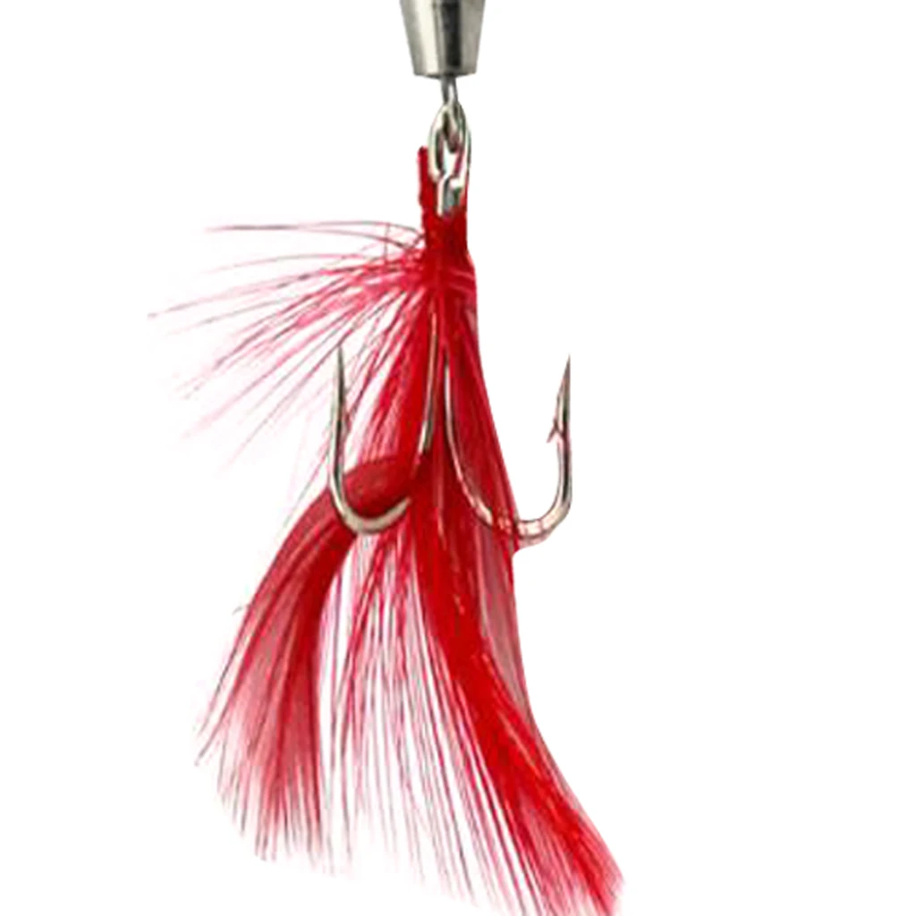 Ложка рыболовная приманка жесткая металлическая Спиннербейт Crankbait с тройными