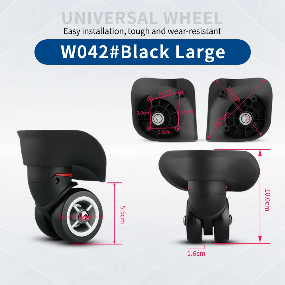 TANGYIPIN W042Suitcase modification wheel Compatible with Mailv trolley case accessories sturdy colored wear-resistant universal