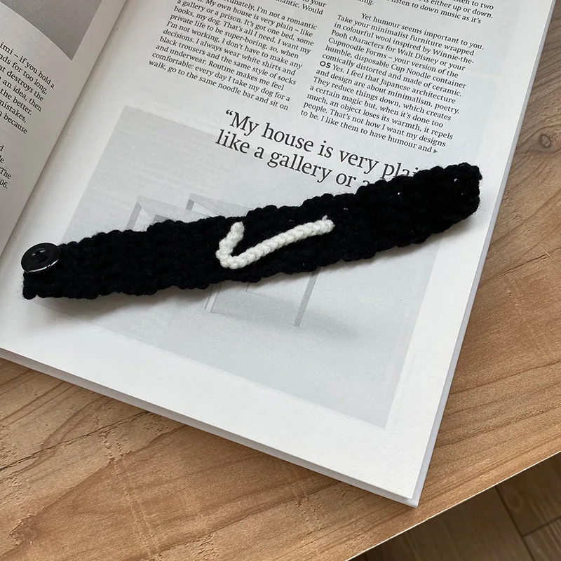 

Cute Handmade Creative Wool Classic Braided Bracelet Cool Tick YES Lover Bangle Simple Style Gift For Couple Girl Boy