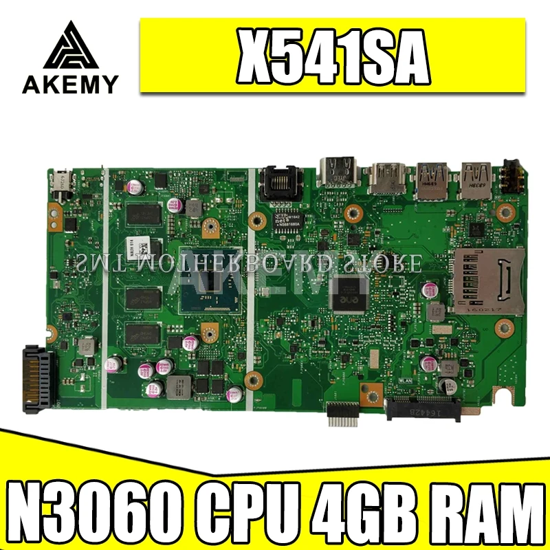 X541SA N3060 CPU 4 Гб RAM материнская плата для For Asus X541 X541S ноутбука протестированная