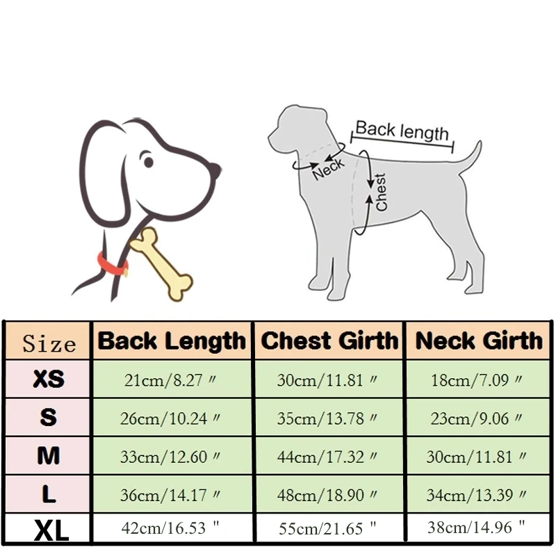 XS-XL Padded Vest Dog Jacket Coat Sweaters with Zipper Closure and Leash Ring Clothes for Dogs Products 23 JulyZ1 | Дом и сад