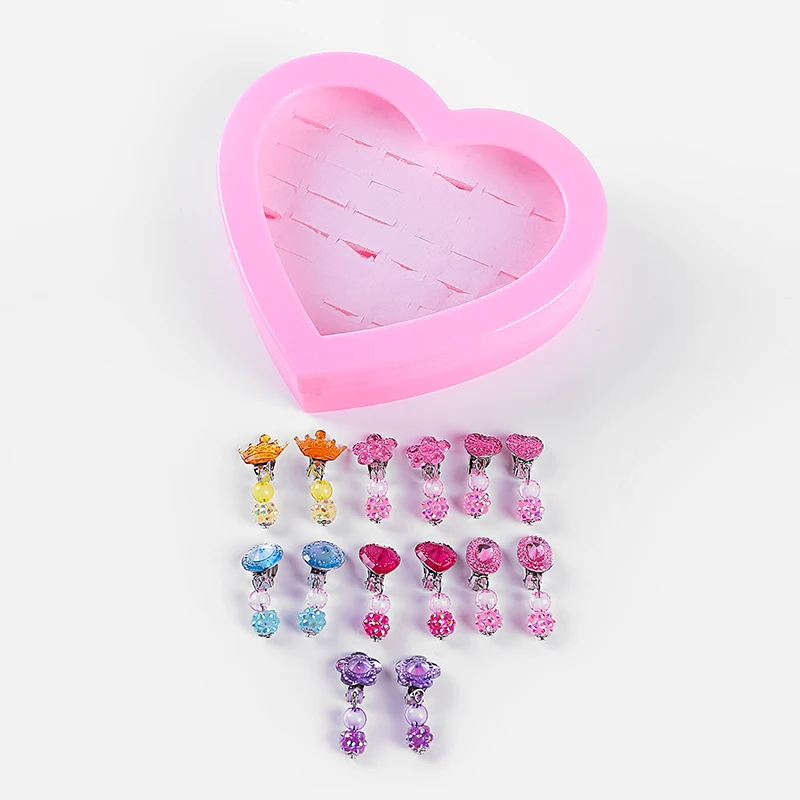 Новые креативные милые детские заколки для ушей с мультяшным животным акриловые