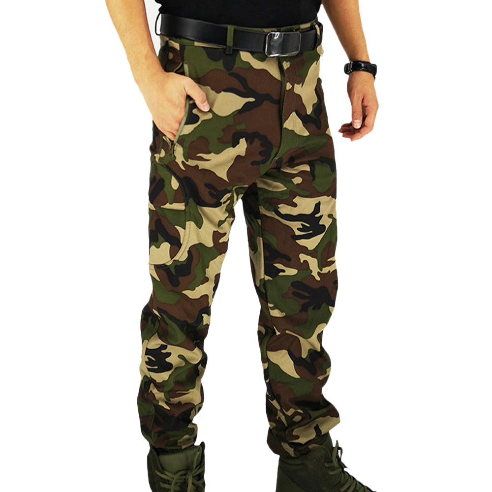 

Cofekate Men Pants Solid Color Camouflage Printed Mens Cargo Trousers Male Military Combat Ropa Para Hombre Long Tactical Pants