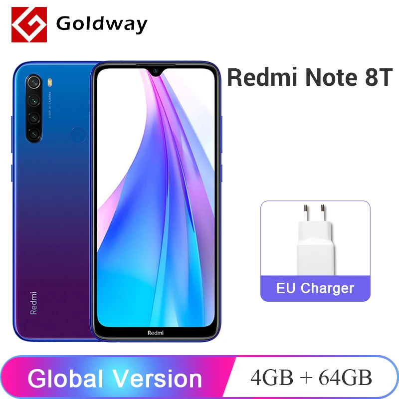 Глобальная версия Xiaomi Redmi Note 8 T 4GB 64GB смартфон NFC 48MP Quad камеры Snapdragon 665 Octa Core 6 3 &quot4000