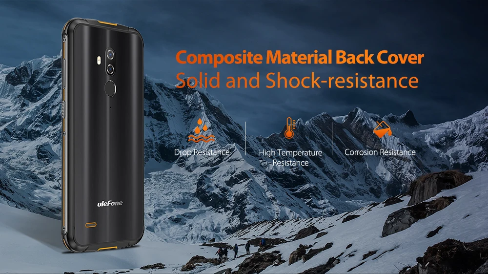 Ulefone Armor 5S 5,85 ''водонепроницаемый IP68 NFC прочный MT6763 Otca-core Android 9,0 4 Гб+ 64 Гб Беспроводная зарядка 4G LTE мобильный телефон