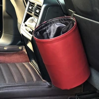 foldable car trash can multifunction auto bucket garbage waterproof sundries storage container accessories interior decoration