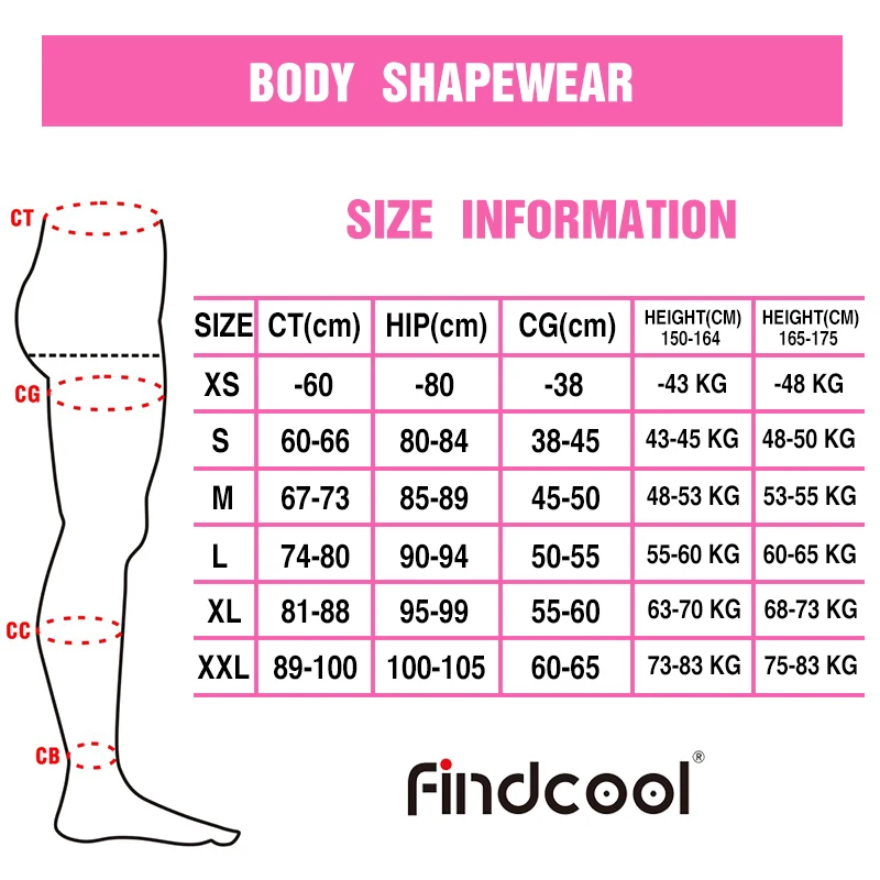 Findcool компрессионные колготки, чулки после липосакции после хирургии, Корректирующее белье для тела, женские трусики