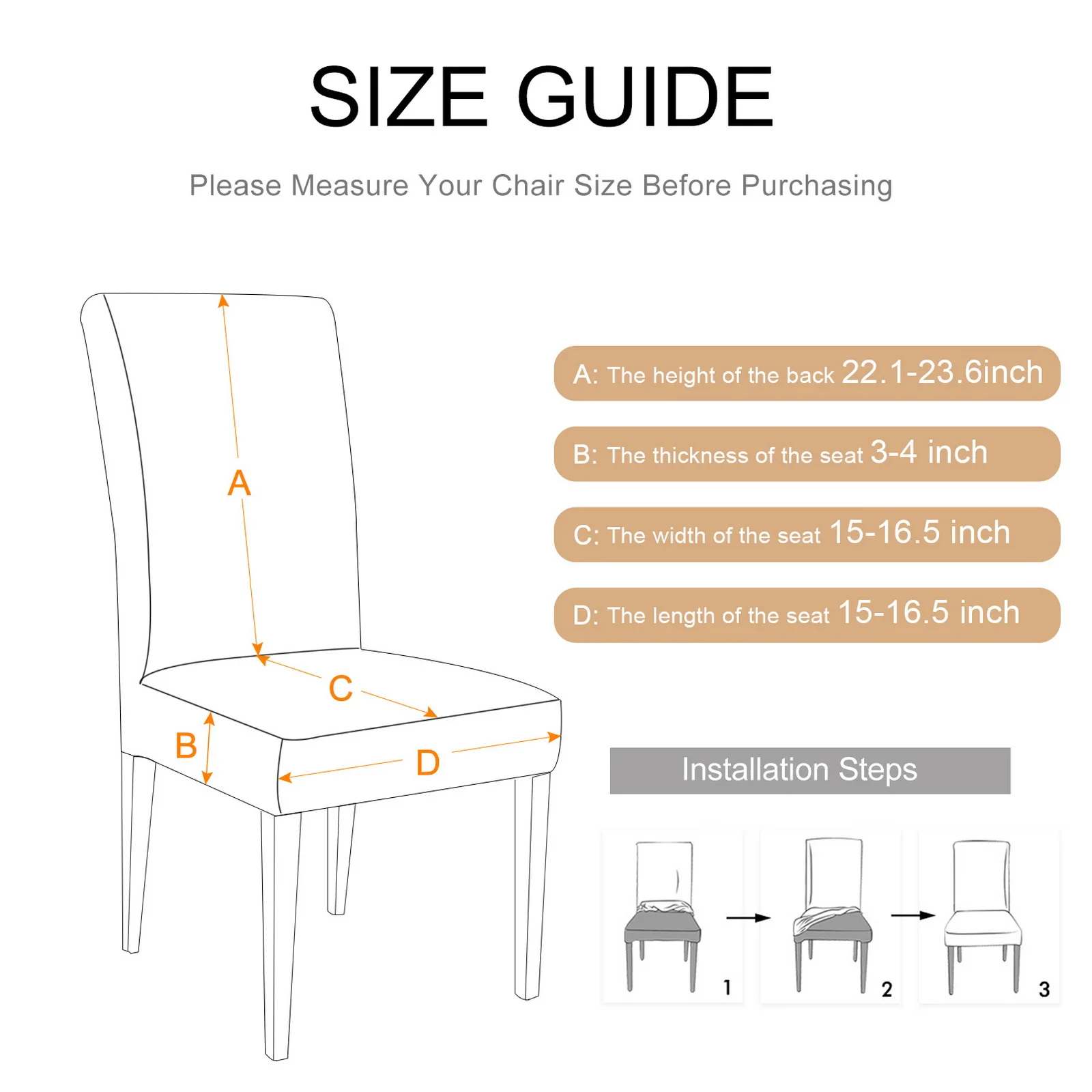 

Thick Plaid Chair Cover Protector Seat Dust Guards High Back Desk Seat Cushion Covers For Home Kitchen Hotel Banquet Living Room